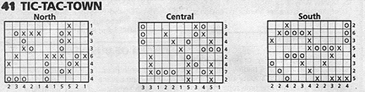 Solution of Tic Tac Town Battleships variants